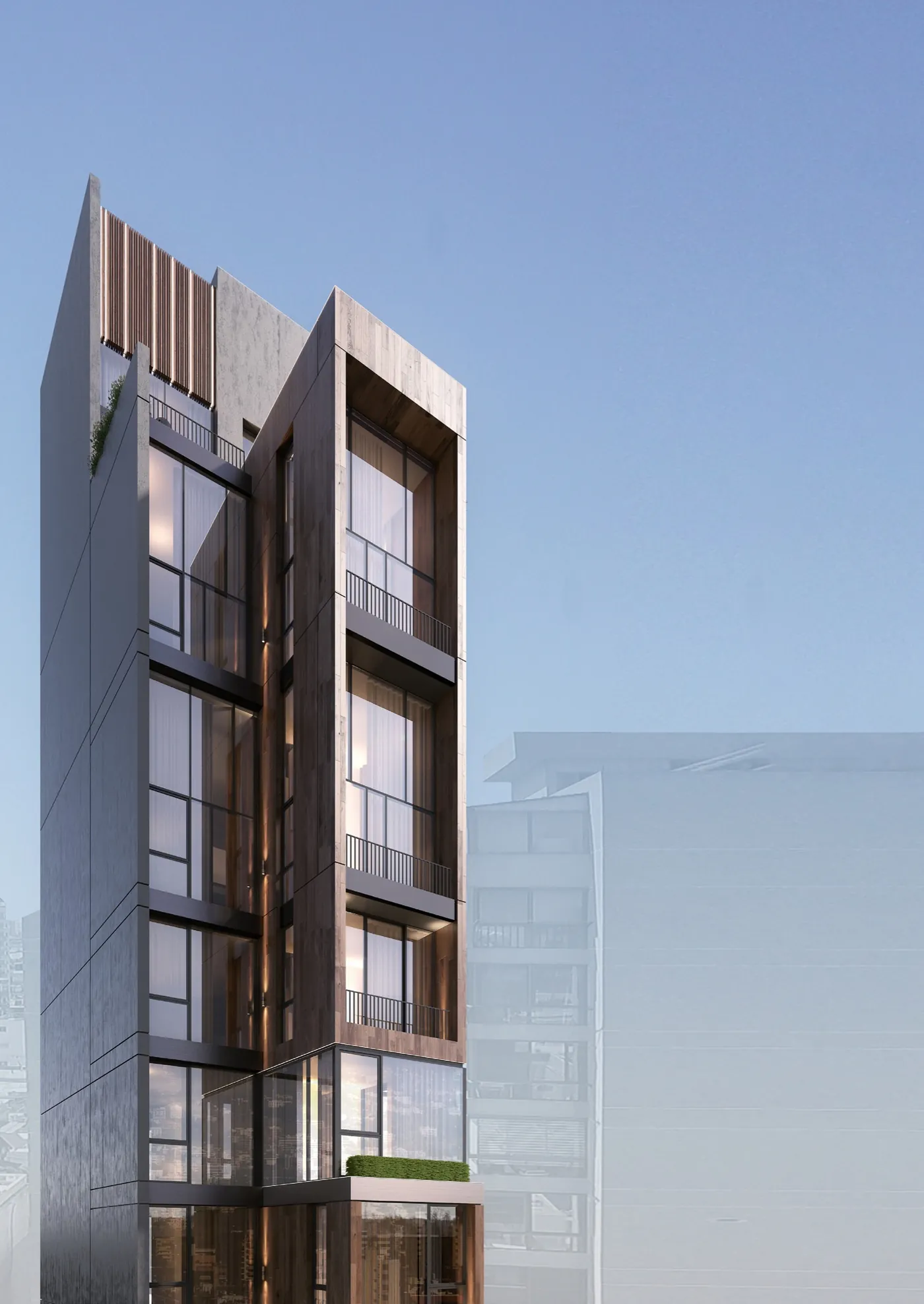 1771 Rmeil — the timber and concrete elevation